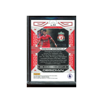 Dominik Szoboszlai 2023-24 Panini Obsidian Soccer /120