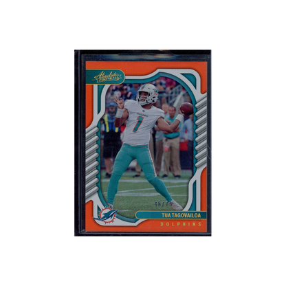 Tua Tagovailoa 2022 Panini Absolute Football Orange /75