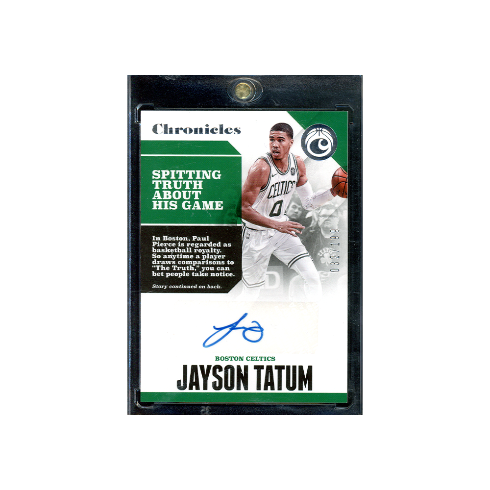 Jayson Tatum 2017-18 Panini Chronicles Basketball Rookie Auto /199