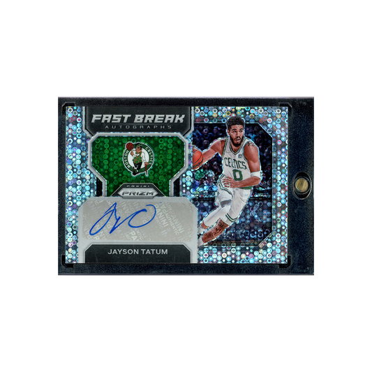 Jayson Tatum 2022-23 Panini Prizm Basketball Fast Break Auto