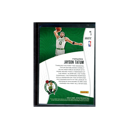 Jayson Tatum 2020-21 Panini Revolution Basketball Galactic