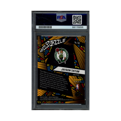 Jayson Tatum 2022 Panini Mosaic Basketball Razzle Dazzle PSA 10