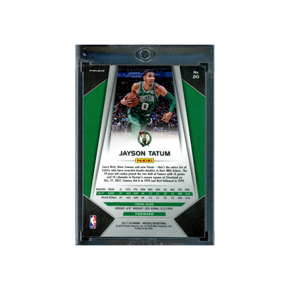 Jayson Tatum 2017-18 Panini Mosaic Basketball Mosaic Prizm Rookie