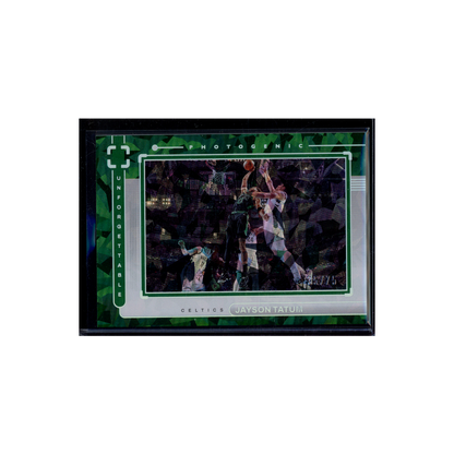 Jayson Tatum 2022-23 Panini Photogenic Basketball Unforgettable Diamond /75