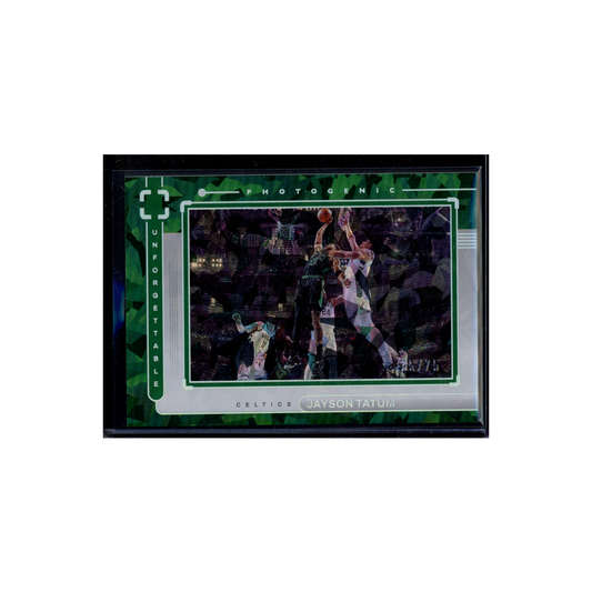 Jayson Tatum 2022-23 Panini Photogenic Basketball Unforgettable Diamond /75