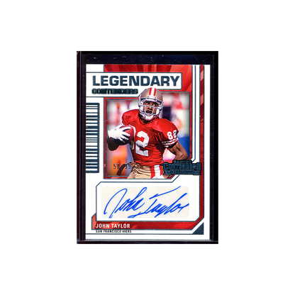 John Taylor 2023 Panini Contenders Football Legendary Contenders Auto /99