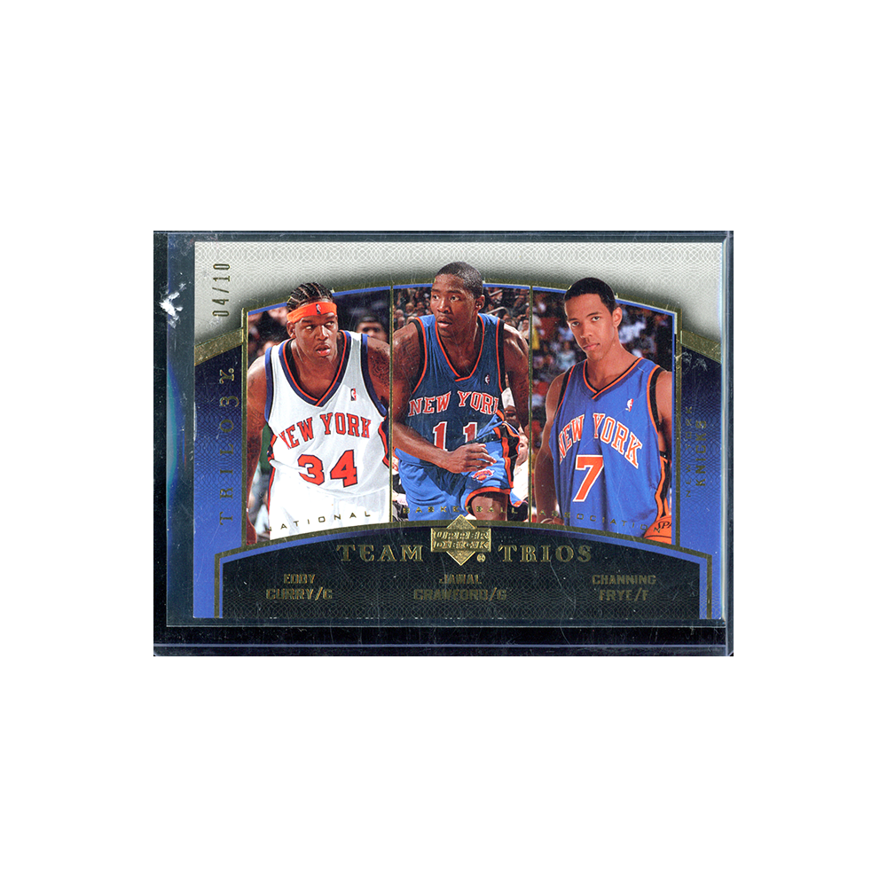 Curry & Crawford & Frye 2006-07 Upper Deck NBA Trilogy Basketball Team Trios /10