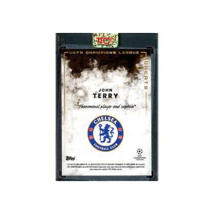 John Terry 2022 Topps Greats UCL Auto 1/1
