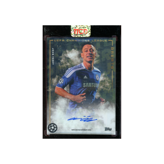 John Terry 2022 Topps Greats UCL Auto 1/1