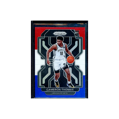 Cameron Thomas 2021-22 Panini Prizm Basketball Red White Blue Prizm Rookie