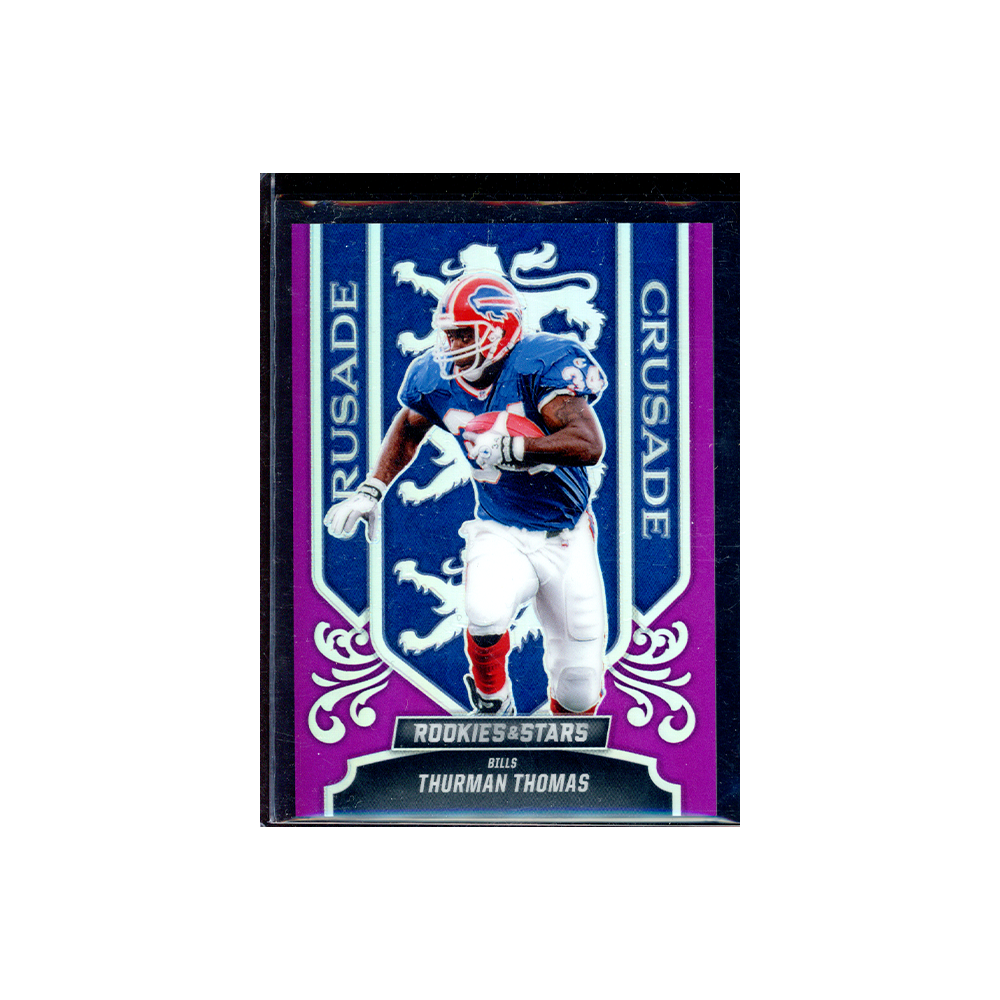 Thurman Thomas 2023 Panini Rookies & Stars Football Crusade Purple /35
