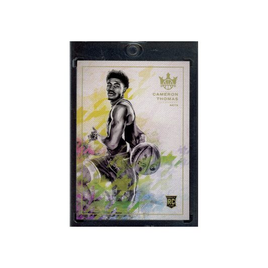 Cameron Thomas 2021-22 Panini Court Kings Basketball Rookies IV