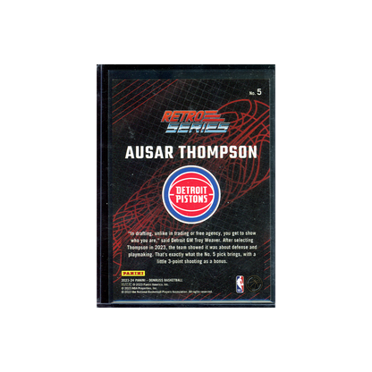 Ausar Thompson 2023-24 Panini Donruss Basketball Retro Series Rookie /25