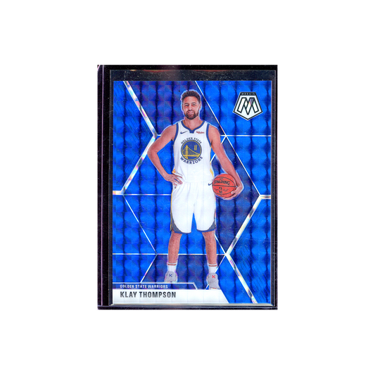 Klay Thompson 2019-20 Panini Mosaic Basketball Blue /99