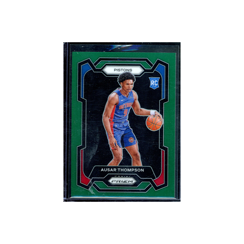 Ausar Thompson 2023-24 Panini Prizm Basketball Green Prizm Rookie