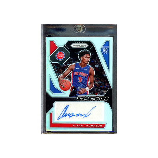 Ausar Thompson 2023-24 Panini Prizm Basketball Rookie Signatures Silver