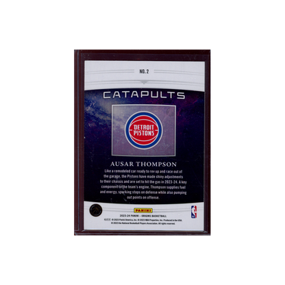 Ausar Thompson 2023-24 Panini Origins Basketball Rookie Catapults