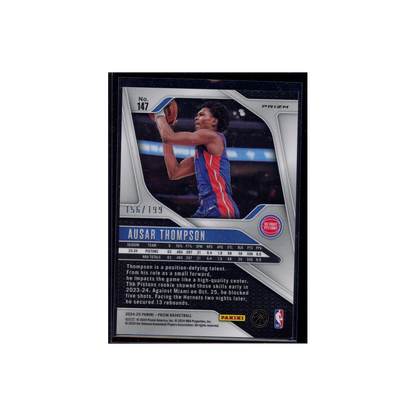 Ausar Thompson 2024-25 Panini Prizm Basketball Blue /199