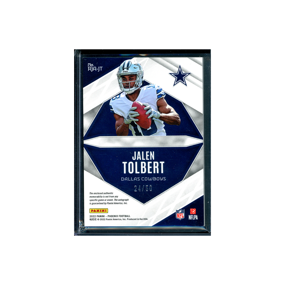 Jalen Tolbert 2022 Panini Phoenix Football RPA /50