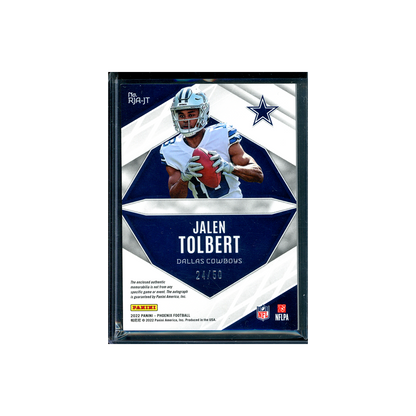 Jalen Tolbert 2022 Panini Phoenix Football RPA /50