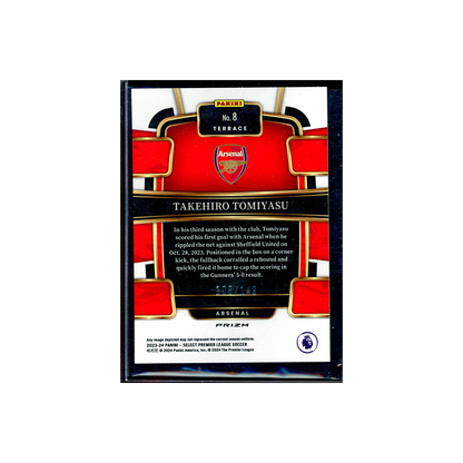 Takehiro Tomiyasu 2023-24 Panini Select Premier League Soccer Purple /149