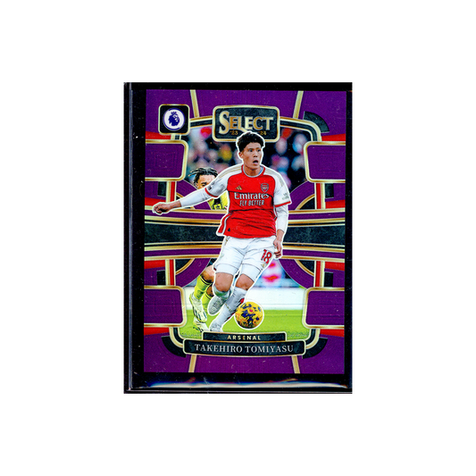 Takehiro Tomiyasu 2023-24 Panini Select Premier League Soccer Purple /149