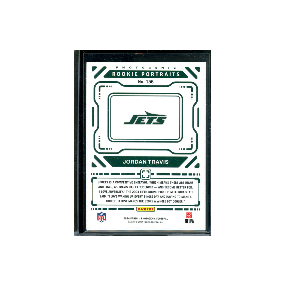 Jordan Travis 2024 Panini Photogenic Football Rookie Portraits /75