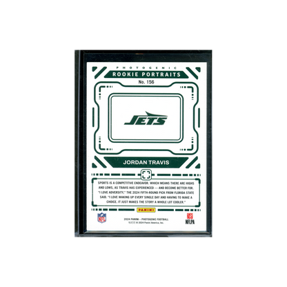 Jordan Travis 2024 Panini Photogenic Football Rookie Portraits /75
