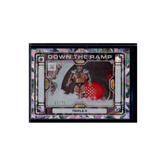 Triple H 2024 Panini Photogenic WWE Down The Ramp Diamond /75