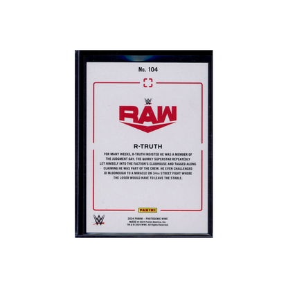 R-Truth 2024 Panini Photogenic WWE Maze /25