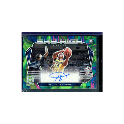 Oscar Thsiebwe 2023-24 Panini Spectra Basketball Sky High Rookie Auto /5