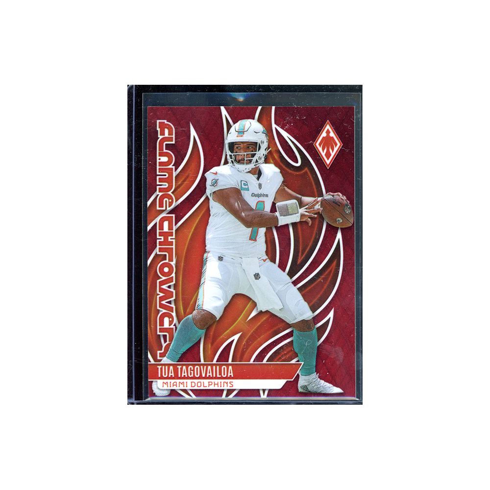 Tua Tagovailoa 2023 Panini Phoenix Football Flame Throwers Red /199