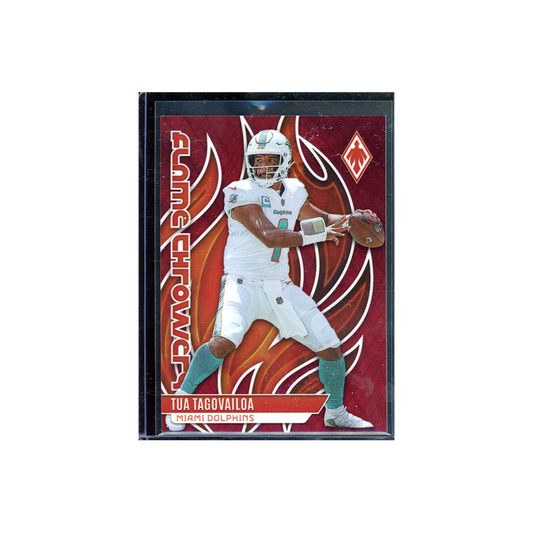 Tua Tagovailoa 2023 Panini Phoenix Football Flame Throwers Red /199