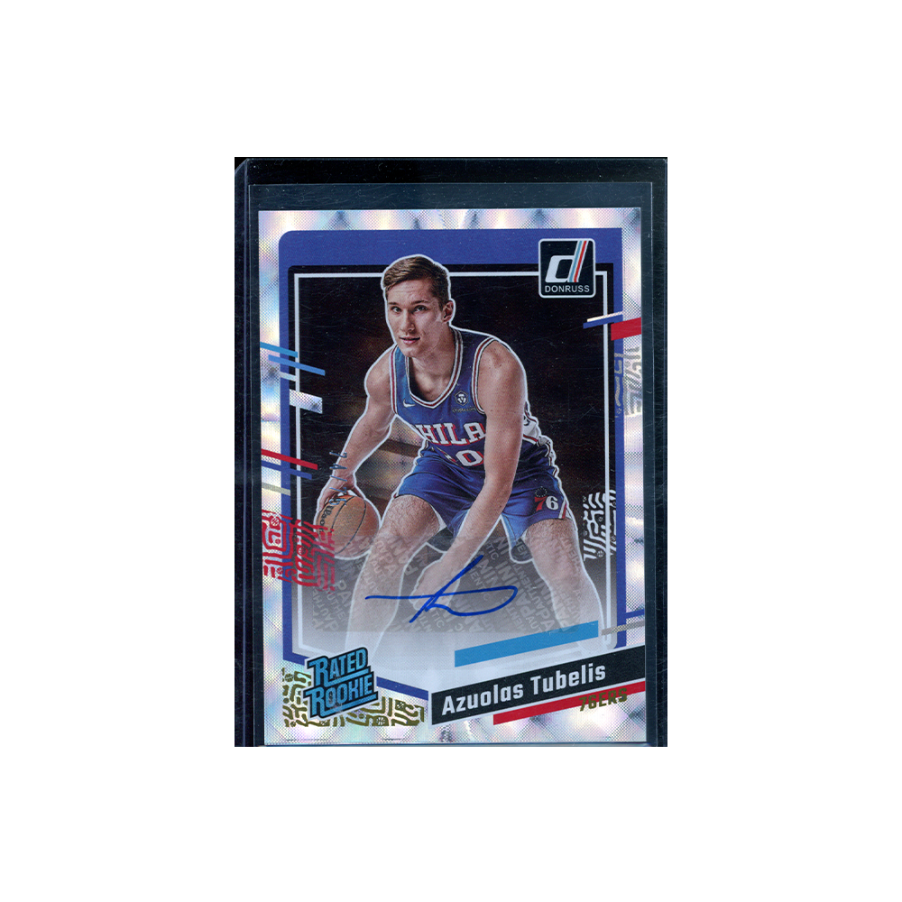 Azuolas Tubelis 2023-24 Panini Donruss Basketball Rated Rookie Auto /75