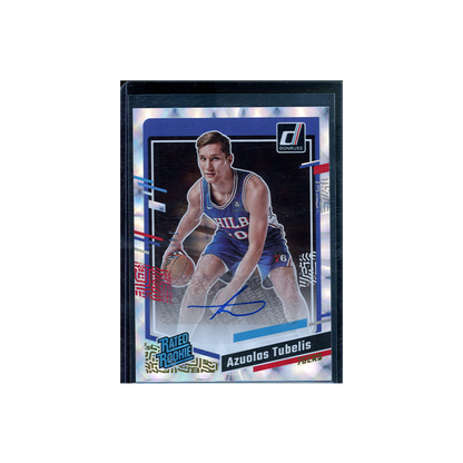 Azuolas Tubelis 2023-24 Panini Donruss Basketball Rated Rookie Auto /75