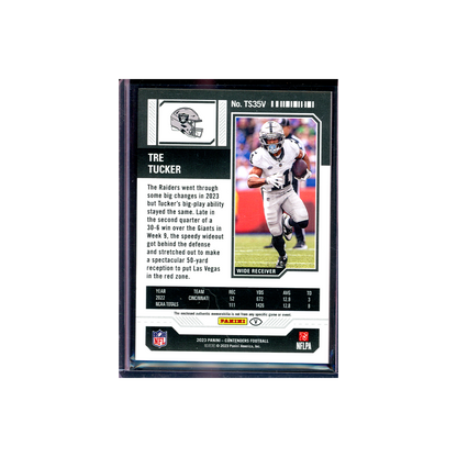 Tre Tucker 2023 Panini Contenders Football Rookie Ticket Patch