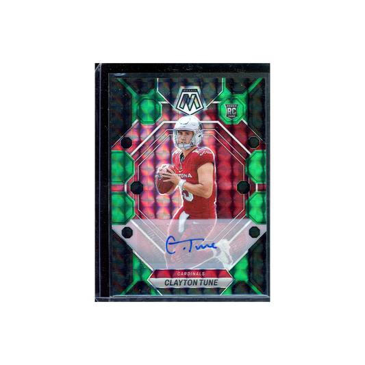 Clayton Tune 2023 Panini Mosaic Football Rookie Car /25
