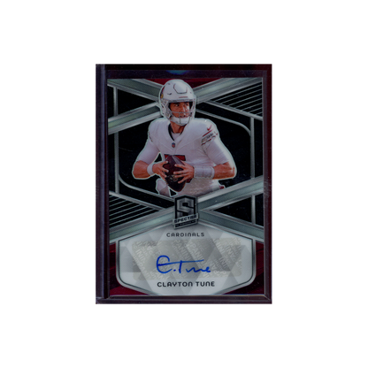 Clayton Tune 2024 Panini Spectra Football Auto /199