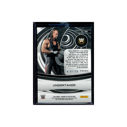 Undertaker 2023 Chronicles Spectra WWE Purple /199 #390