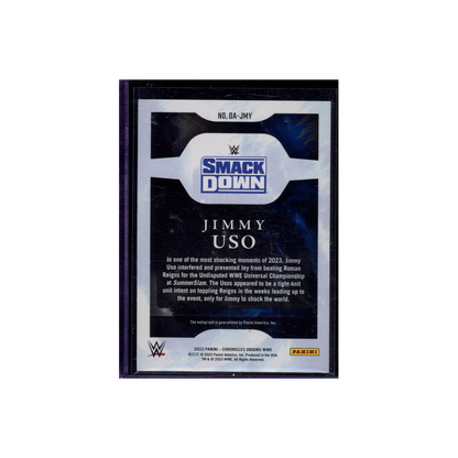 Jimmy Uso 2023 Panini Chronicles Origins WWE Auto Gold /10