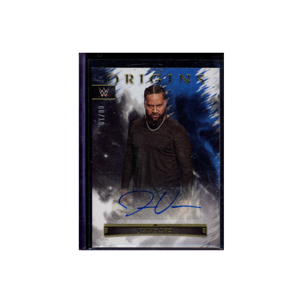 Jimmy Uso 2023 Panini Chronicles Origins WWE Auto Gold /10