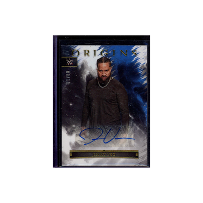 Jimmy Uso 2023 Panini Chronicles Origins WWE Auto Gold /10