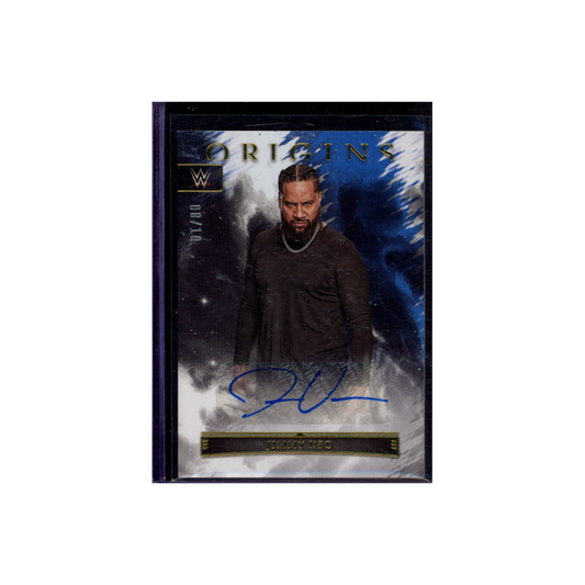 Jimmy Uso 2023 Panini Chronicles Origins WWE Auto Gold /10
