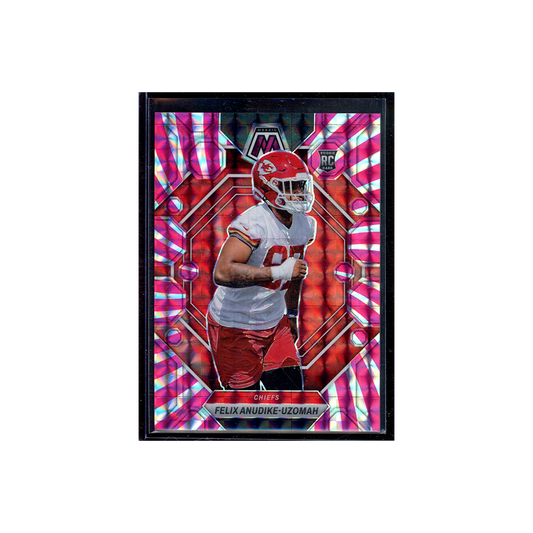 Felix Anudike-Uzomah 2023 Panini Mosaic Football Pink Swirl Rookie /11