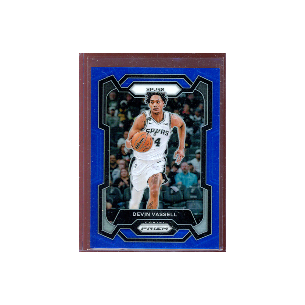 Devin Vassell 2023-24 Panini Prizm Basketball Blue Prizm /199