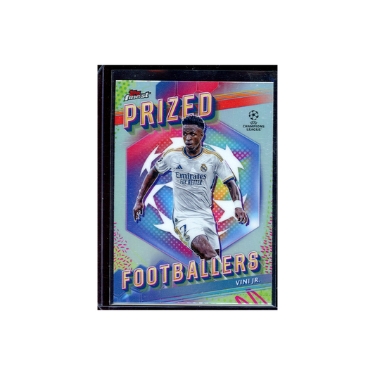 Vini Jr. 2023-24 Topps Finest UCC Soccer Prized Footballers