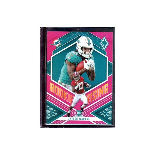 Jaylen Waddle 2021 Panini Phoenix Football Rookie Rising Pink /175