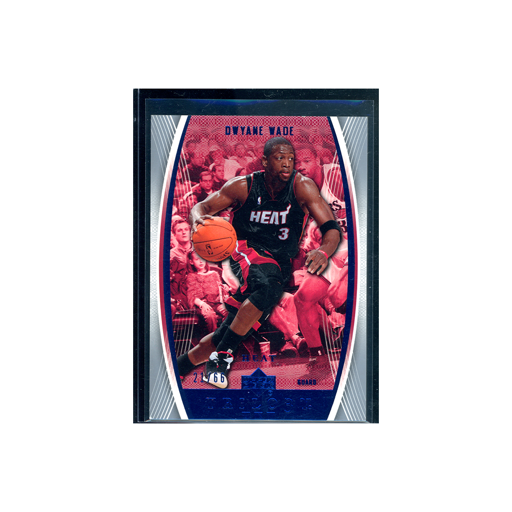 Dwyane Wade 2006-07 Upper Deck NBA Trilogy Blue /66