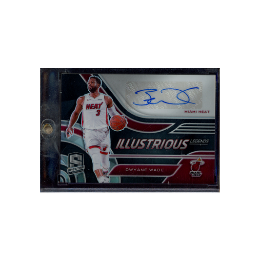 Dwyane Wade 2020-21 Panini Spectra Basketball Illustrious Legends Auto /49