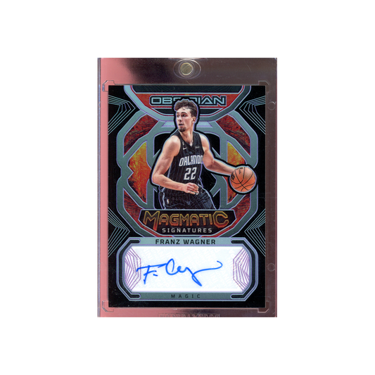 Franz Wagner 2022-23 Panini Obsidian Basketball Magmatic Signatures Auto /75
